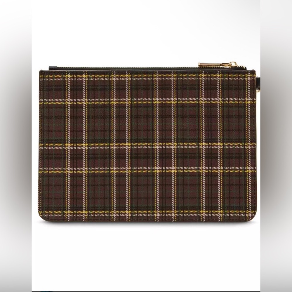 Anne Klein Women’s Zipper Wristlet. Brown/Gold. - Picture 4 of 10